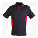 PS73-Teammate Polo-Men's-NavyRed