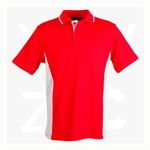 PS73-Teammate Polo-Men's-RedWhite