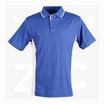 PS73-Teammate Polo-Men's-RoyalWhite