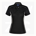 PS80-Pursuit Polo-Ladies-BlackAsh