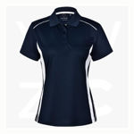 PS80-Pursuit Polo-Ladies-NavyWhite