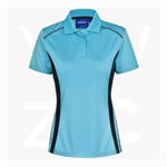 PS80-Pursuit Polo-Ladies-AquaBlueNavy