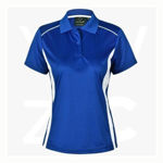 PS80-Pursuit Polo-Ladies-RoyalWhite