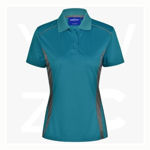 PS80-Pursuit Polo-Ladies-AegeanBlueAsh-Front