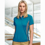 PS80-Pursuit Polo-Ladies-AegeanBlueAsh-Model