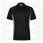 PS79-PursuitPolo- Men's-BlackAsh