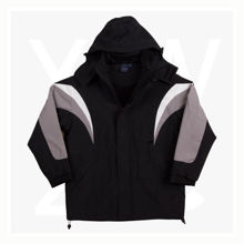 JK28-BathurstTri-colourJacketWithHood-Unisex-BlackWhiteGrey