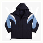 JK28-BathurstTri-colourJacketWithHood-Unisex-NavyWhiteSkyblue