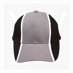 CH83-Tri-Colour-Cap-GreyWhiteBlack