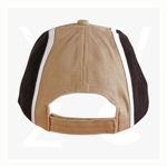 CH83-Tri-Colour-Cap-SandstoneWhiteBlack-Back