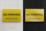 ES044-Parking-Signs-Engineer-Grade-Yellow-Reflective-Material