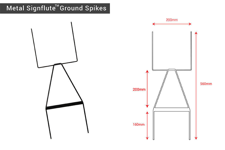 PASSU Merchandise | Ground Spikes & Sign Holders | PASSU SIGNAGE
