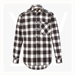 WT11-Unisex-Classic-Flannel-Plaid-LS-Shirt-CharcoalWhite