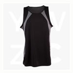 TS73-Sprint-Singlet-Men's-BlackAsh-Front