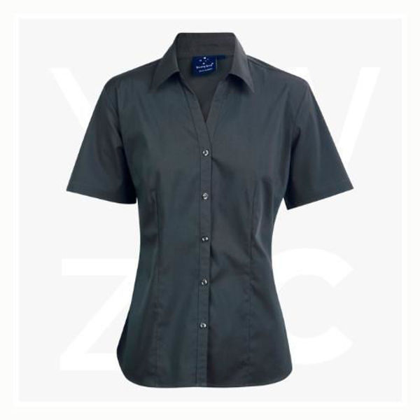 BS07S-Executive-Lady-Short-Sleeve-Charcoal