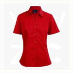 BS07S-Executive-Lady-Short-Sleeve-CherryRed