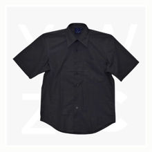 BS08S-Men's-Telfon-Executive-Short-Sleeve-Shirt-Charcoal