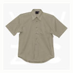 BS08S-Men's-Telfon-Executive-Short-Sleeve-Shirt-Stone