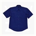 BS08S-Men's-Telfon-Executive-Short-Sleeve-Shirt-Royal