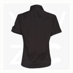 M8911-Women's-Short-Sleeve-Military-Shirt-Black-Back