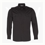 M7912-Men's-Long-Sleeve-Military-Shirt-Black