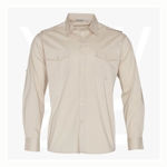 M7912-Men's-Long-Sleeve-Military-Shirt-Sand