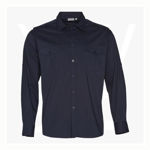 M7912-Men's-Long-Sleeve-Military-Shirt-Navy