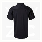 M7911-Men's-Short-Sleeve-Military-Shirt-Navy-Back