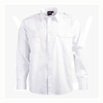 BS06L-Epaulette-Long-Sleeve-Unisex-White