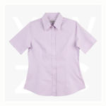 M8040S-Women's-CVC-Oxford-Short-Sleeve-Shirt-Lilac