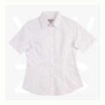 M8040S-Women's-CVC-Oxford-Short-Sleeve-Shirt-White