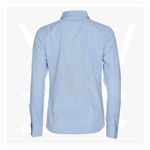 M8040L-Women's-CVC-Oxford-Long-Sleeve-Shirt-Blue-Back