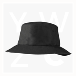  LL4005A-Poly-Viscose-Bucket-Hat-Black