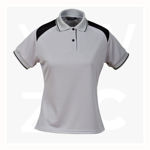 1023-Club-Ladies -Polos-SilverBlack