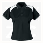 1023-Club-Ladies -Polos-BlackWhite