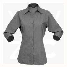 2136Q -Silvertech-Ladies-Shirts-CharcoalSilver