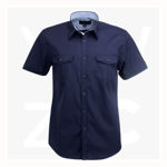 2034S-Hospitality-Nano-Mens-SS-Shirt-Navy-SlateBlue