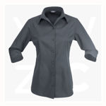 2135Q-Candidate-Ladies-3Q-Shirt-Charcoal