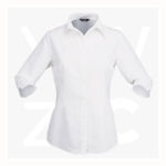 2135Q-Candidate-Ladies-3Q-Shirt-White