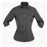 2132-Empire-Ladies-3Q-Shirts-CharcoalGrey