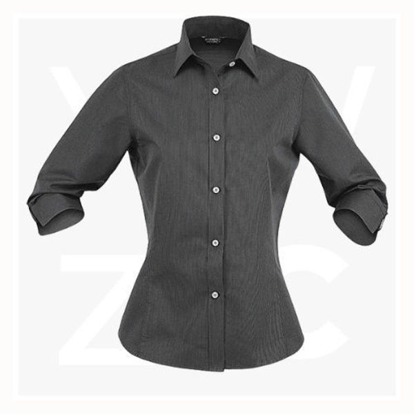 2132-Empire-Ladies-3Q-Shirts-CharcoalGrey