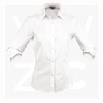 2132-Empire-Ladies-3Q-Shirts-WhiteWhite