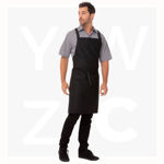 F35-Cross-Back-Bib-Apron-Black