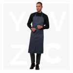 ACN01-Brio-Chef's-Bib-Apron-Blue