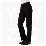 PBN01W-Lightweight-Womens-Slim-Chef-Pants-Black