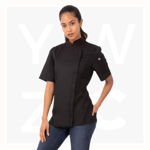 BCWSZ006-Springfield-Women's-Chef-Jacket-Black