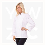 BCWMC007-Lansing-Womens-Chef-Jacket-White