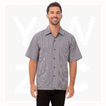 CSCK-Solid-Check-Cook-Shirt-Grey