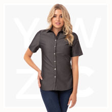 SHC03W-Women's-Detroit-Denim-Shirt-Black