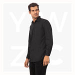 D150-Men's-Basic-Dress-Shirt-Black